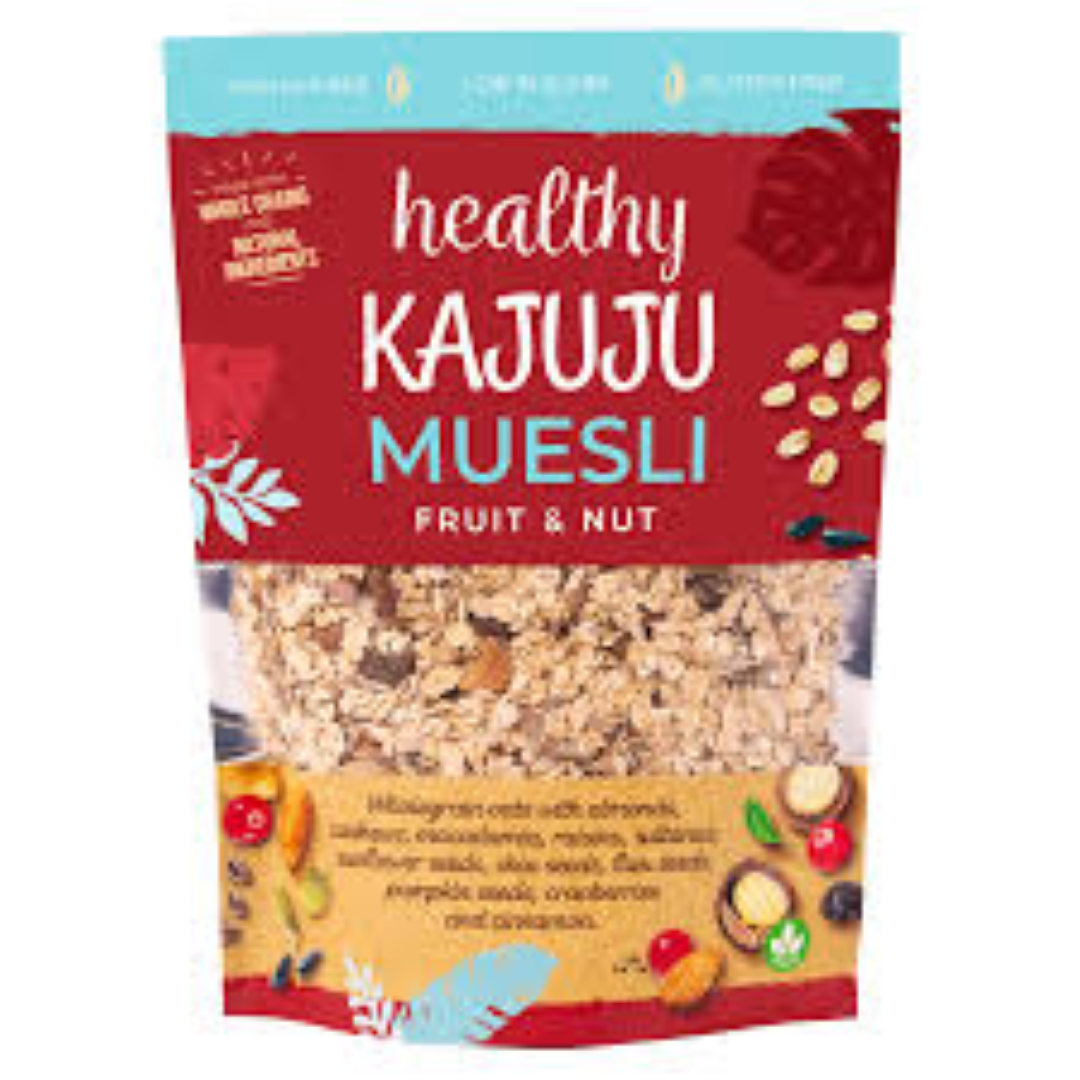 HEALTHY KAJUJU FRUIT N NUT MUESLI 500G